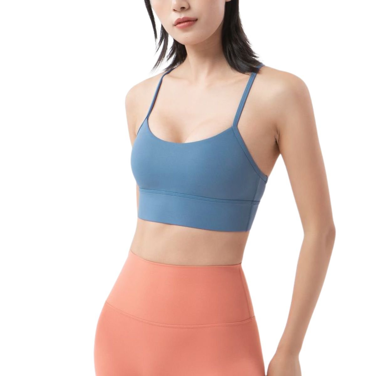 Summer Sports Bra With Padded Yoga Y Shaped Beauty Back Fitness Top Brassiere Push Up Sports Bra Running Yoga Bra Tops - Image 8