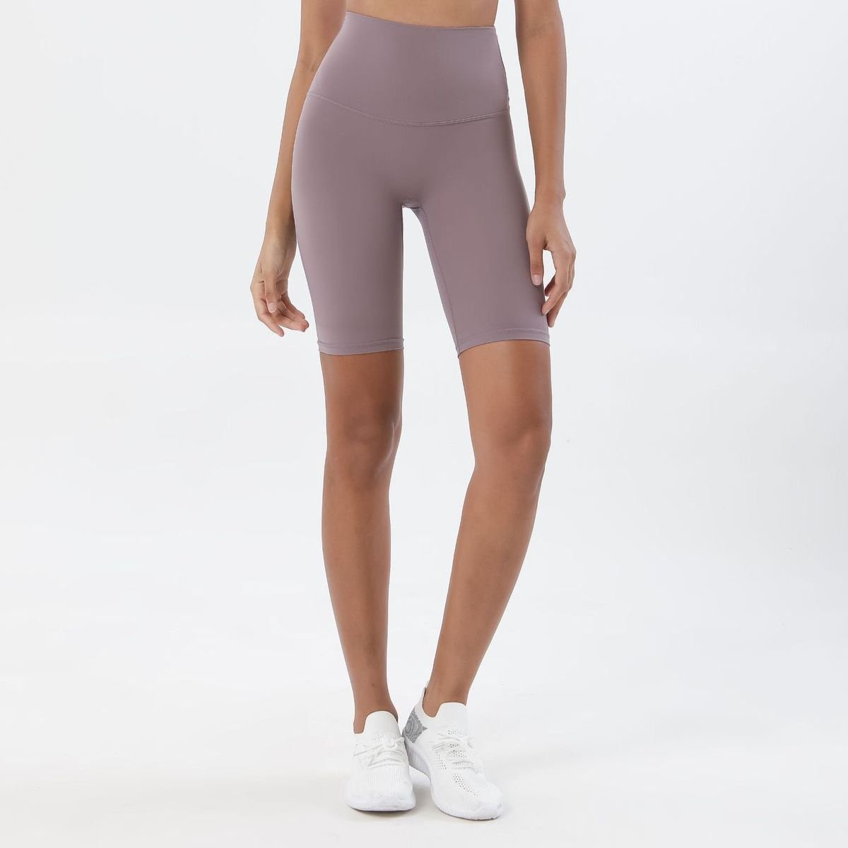 Double sided brushed fitness pants with high waist and peach hips pants tight shorts yoga pants - Image 3